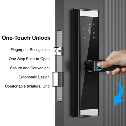 MS06 Tuya Wifi App Fingerprint Smart Door Lock