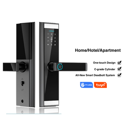 MS06 Tuya Wifi App Fingerprint Smart Door Lock