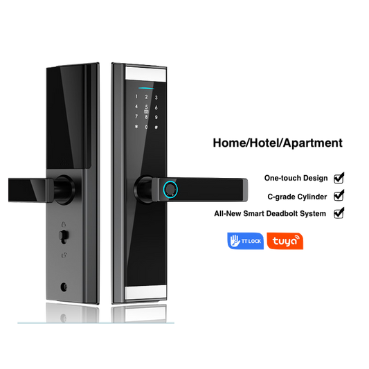 MS06 Tuya Wifi App Fingerprint Smart Door Lock