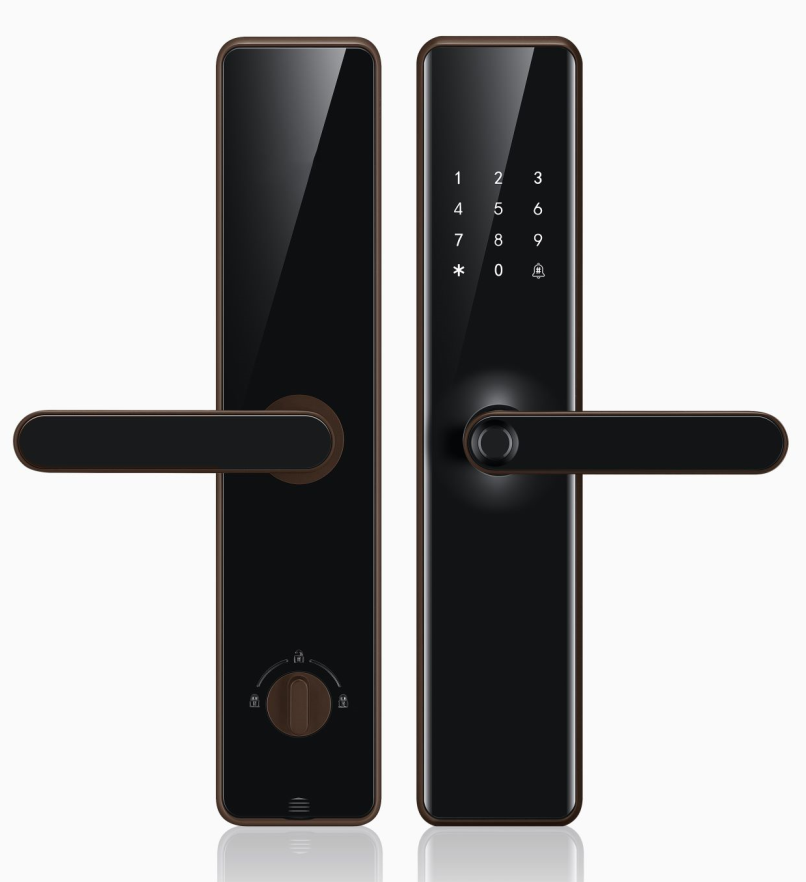 DF590 Tuya Wifi/Bluetooth Fingerprint Smart Door Lock for Home, Hotel