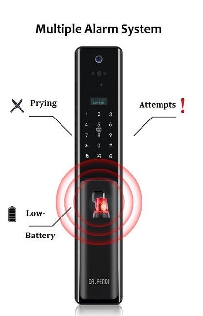 DF720Pro Wifi Tuya 3D Recognition Automatic Smart Lock