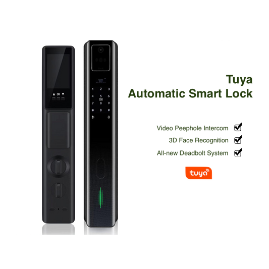 DF730 Wifi Tuya 3D Recognition Automatic with Online Intercom Smart Lock