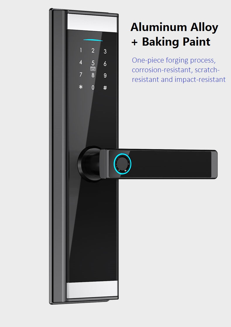 MS06 Tuya Wifi App Fingerprint Smart Door Lock