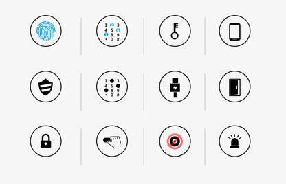 MS06 Tuya Wifi App Fingerprint Smart Door Lock