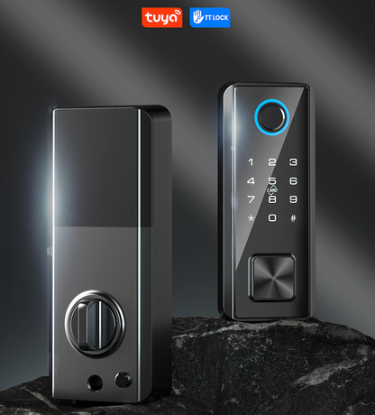 D2 BLE Tuya TTL Deadbolt Smart Lock for Personal and Hotel, Apartment Application