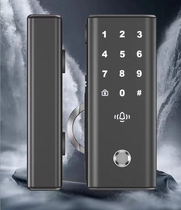 YD88 Multi-unlock Method Intelligent Lock for Glass Door Suits 12mm Thickness