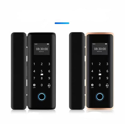 K170 Multiple Unlock with BLE Tuya &TT Lock APP Smart Glass Door Automatic Smart Lock